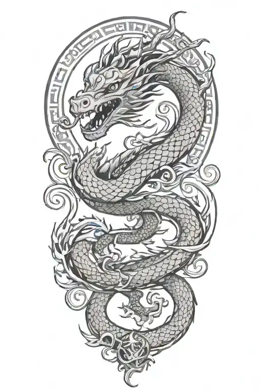 aum, music, dragon, novelist, buddhist tattoo design idea