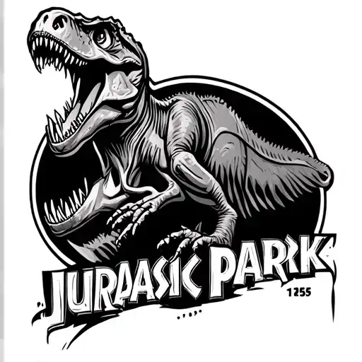 Jurassic Park tattoo design idea