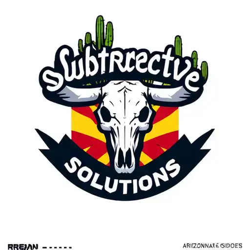 "Subtractive Solutions" Logo for a machine shop based in Arizona using the outline of the state line, a cow skull, the state flag and cactus. tattoo design idea