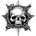 Uranium tattoo design idea