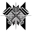 Precise geometric patterns, symmetrical designs, straight lines forming perfect shapes tattoo design idea