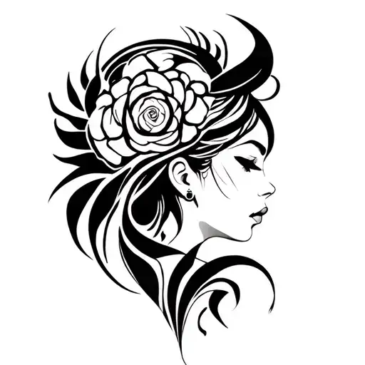 Bdsm, submissive, slave, feminine tattoo design idea