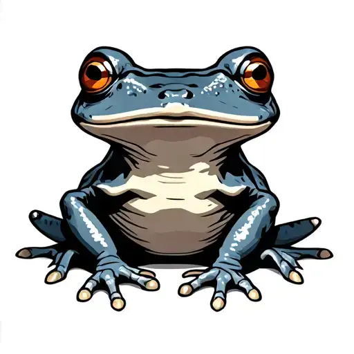 Navy Seal Bone Frog tattoo design idea
