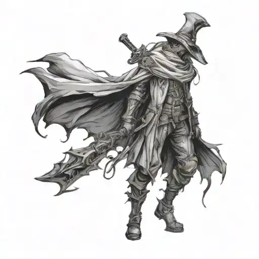 Bloodborne tattoo design idea