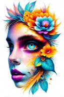 Plumearia tattoo design idea