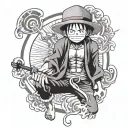 one peace monkey d luffy ace  tattoo design idea