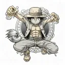 one peace monkey d luffy ace  tattoo design idea