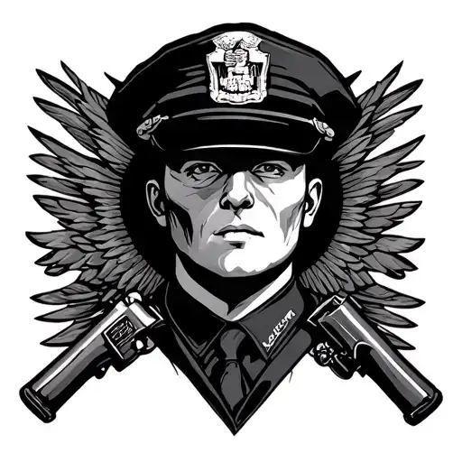 security guard 6 category Russia tattoo design idea