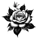 Generate creative tattoo designs that capture these details using sophisticated graphics: Gianna Kendi - 12.june.2022  tattoo design idea