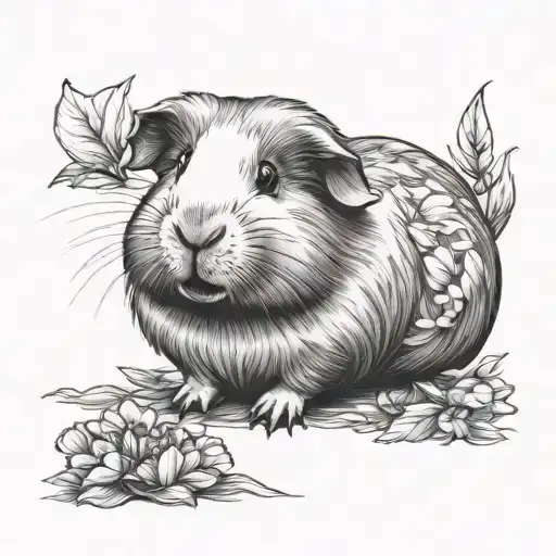 Guinea Pig tattoo design idea