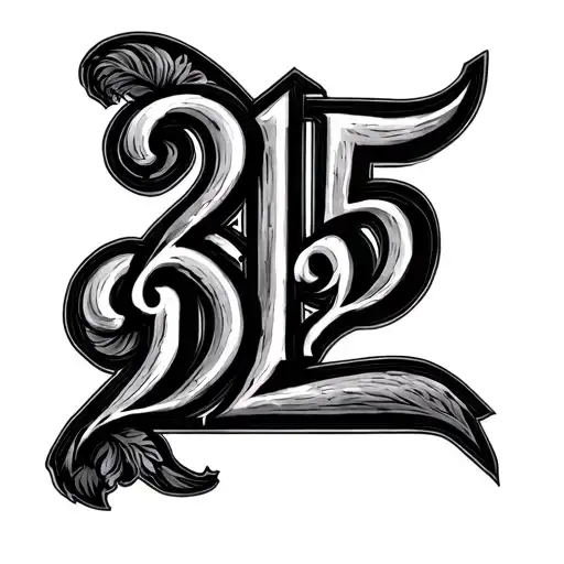 1985 Roman Numerals tattoo design idea