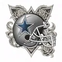 Dallas Cowboys tattoo design idea