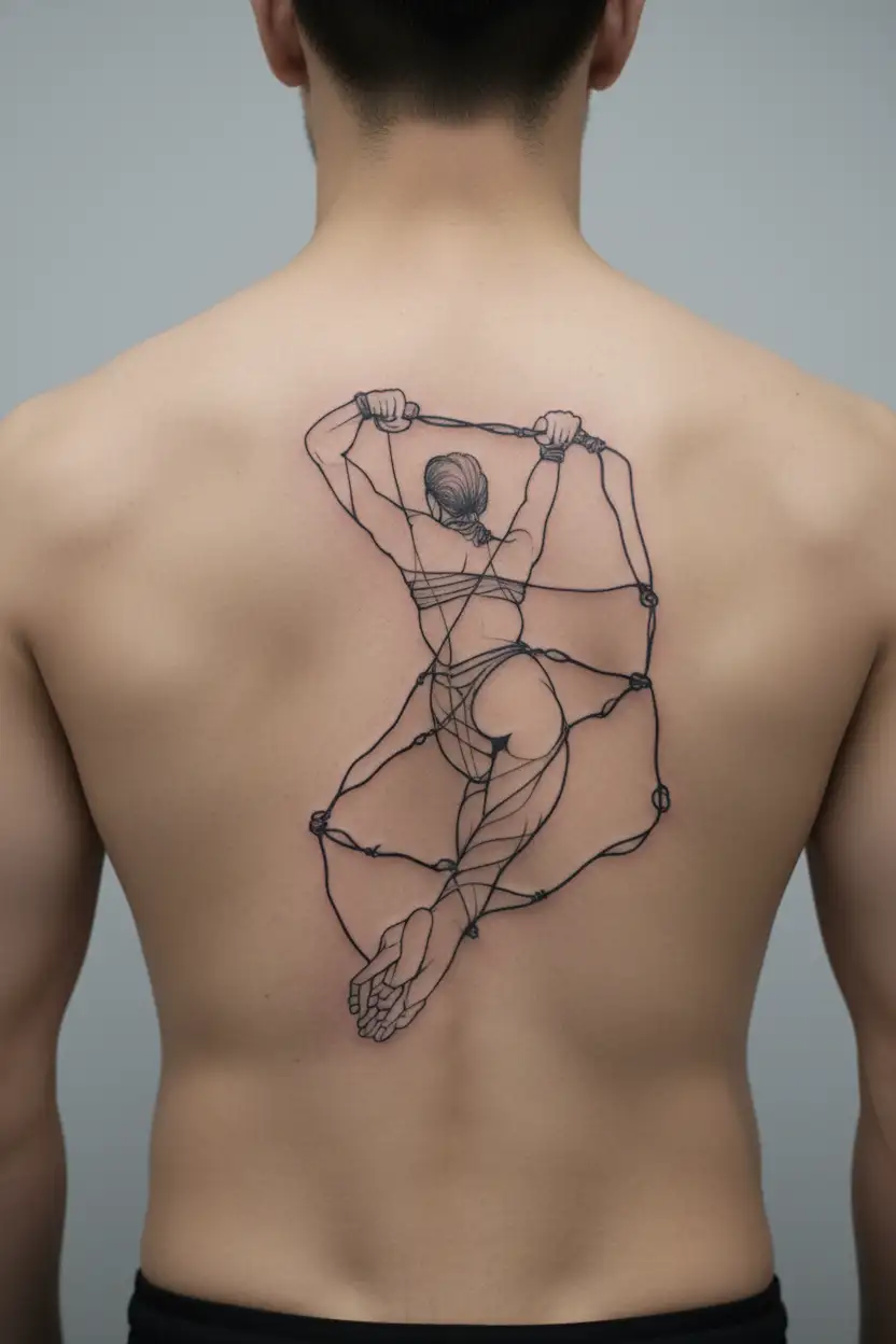 Shibari tattoo design idea