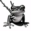 Tree Frog tattoo design idea