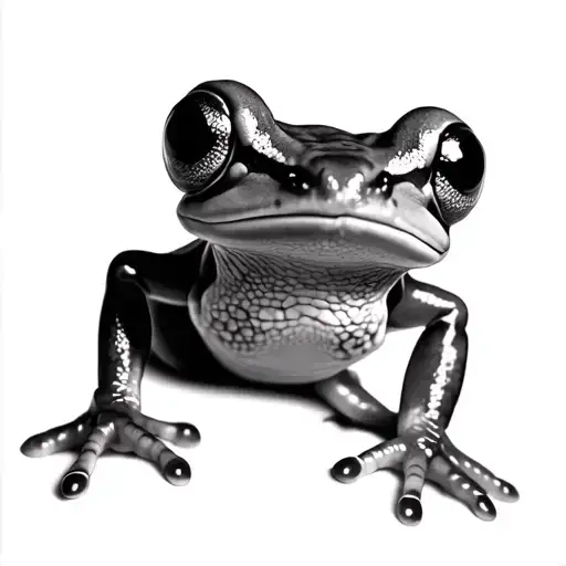 Tree Frog tattoo design idea