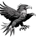 Wedge Tailed Eagle tattoo design idea