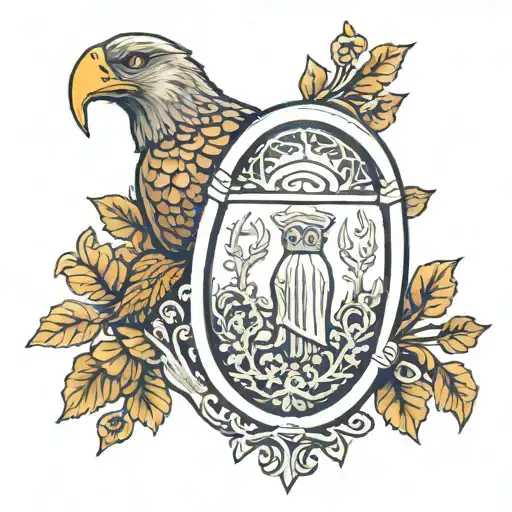 Norwegian-style tattoo with odin behind a headstone at Arlington national cemetery   tattoo design idea