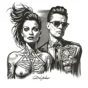 depeche mode tattoo design idea