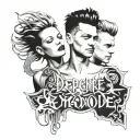 depeche mode tattoo design idea