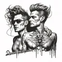 depeche mode tattoo design idea