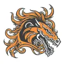 denver broncos logo tattoo design idea