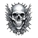 wealth, power and authority tattoo design idea