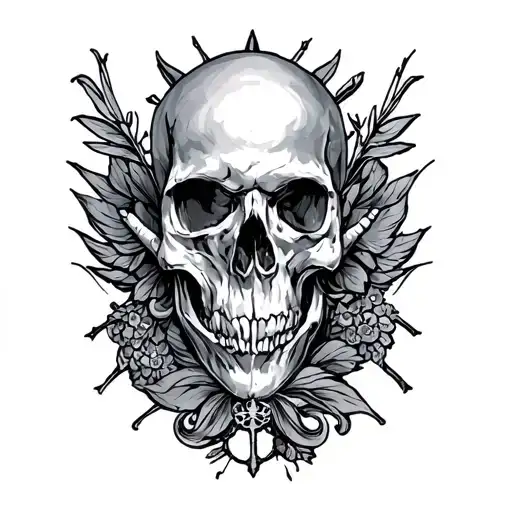 wealth, power and authority tattoo design idea