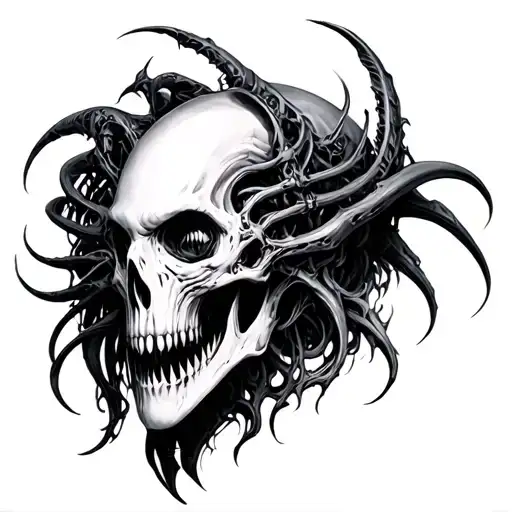 Giger tattoo design idea