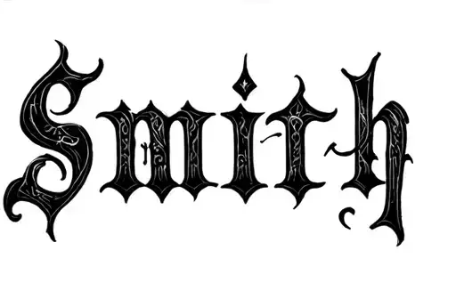 "Smith" "Smith" tattoo design idea