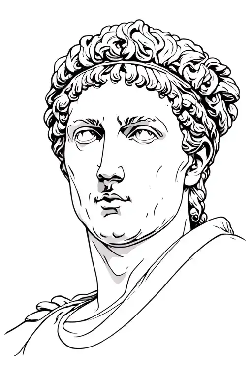 Julius Caesar tattoo design idea