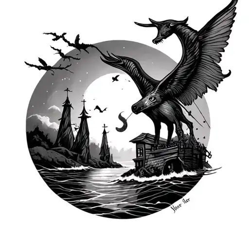 Never Neverland tattoo design idea