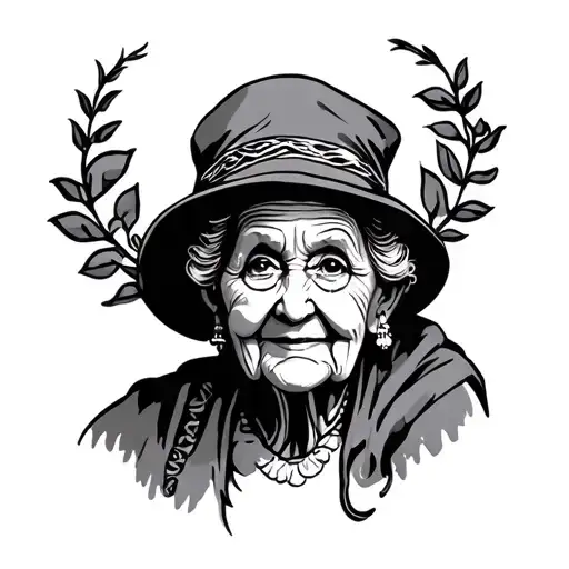 granny tattoo design idea