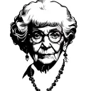 granny tattoo design idea
