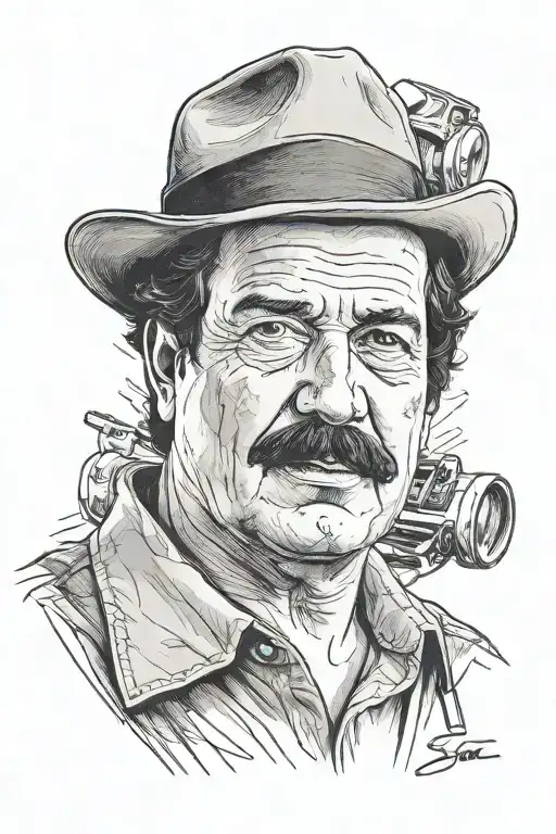 Pablo Escobar, Heisenberg tattoo design idea