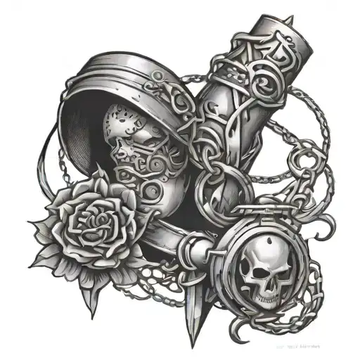 bdsm slavery tattoo design idea