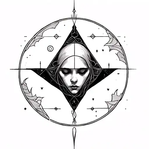 sleep token tattoo inspired by the song Euclid  tattoo design idea