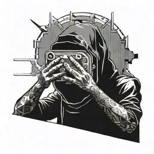 hacker tattoo design idea