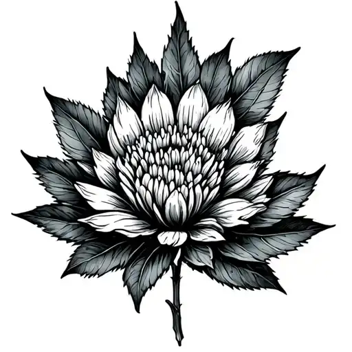 Seed at the Bottom: At the base, there's a small, delicate seed. The seed represents the start of your journey—your pote tattoo design idea