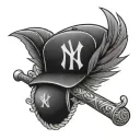 Yankees tattoo design idea