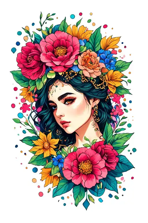 the rest is confetti tattoo design idea