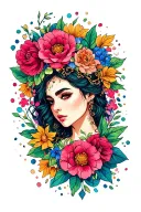 the rest is confetti tattoo design idea