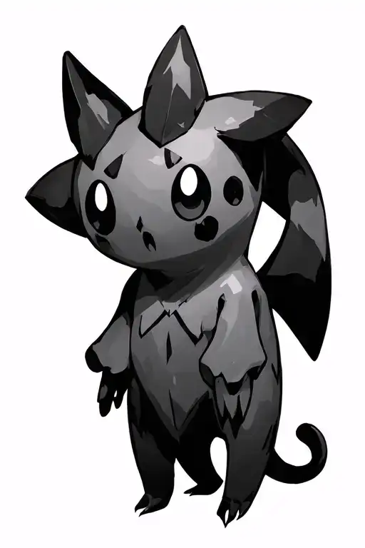 Mimikyu tattoo design idea