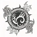 ring of fire   tattoo design idea