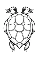 box turtle tattoo design idea