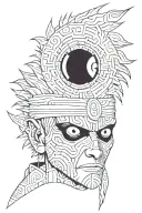 obito from naruto tattoo design idea
