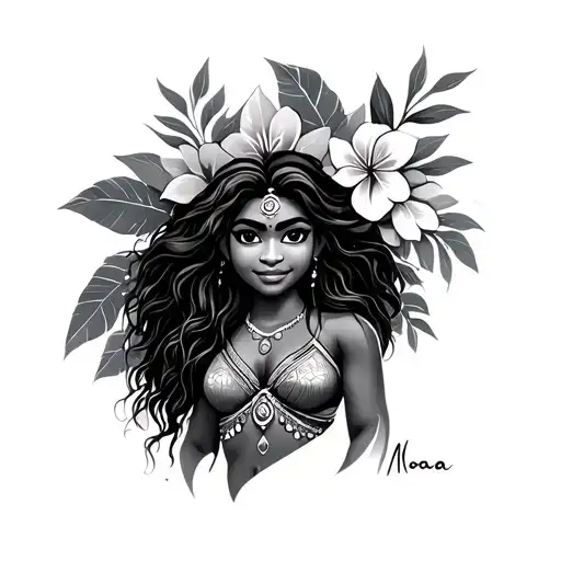 Moana tattoo design idea