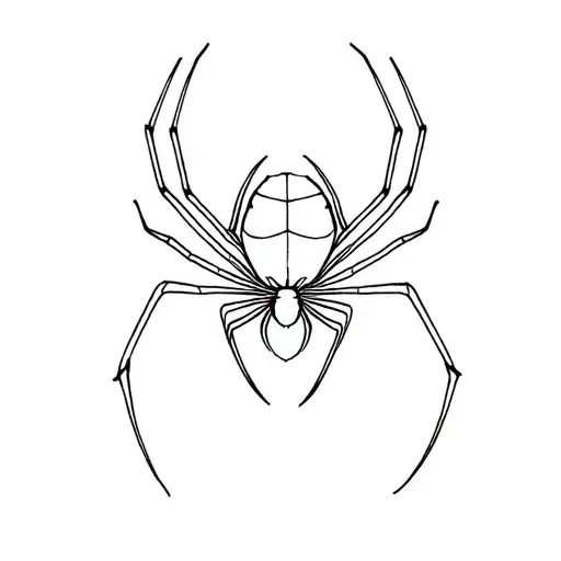 spider line art tattoo tattoo design idea