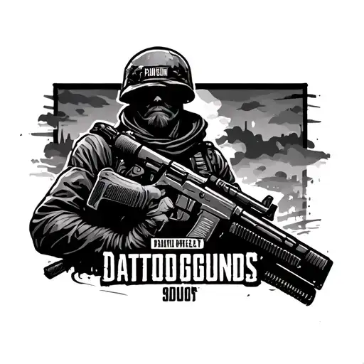 pubg tattoo design idea