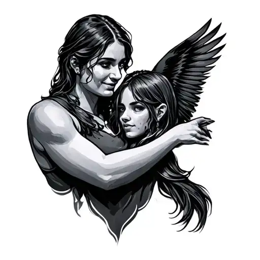 Family Protector tattoo design idea