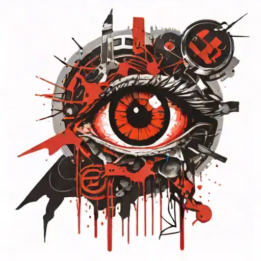 Eye of Odin  tattoo design idea